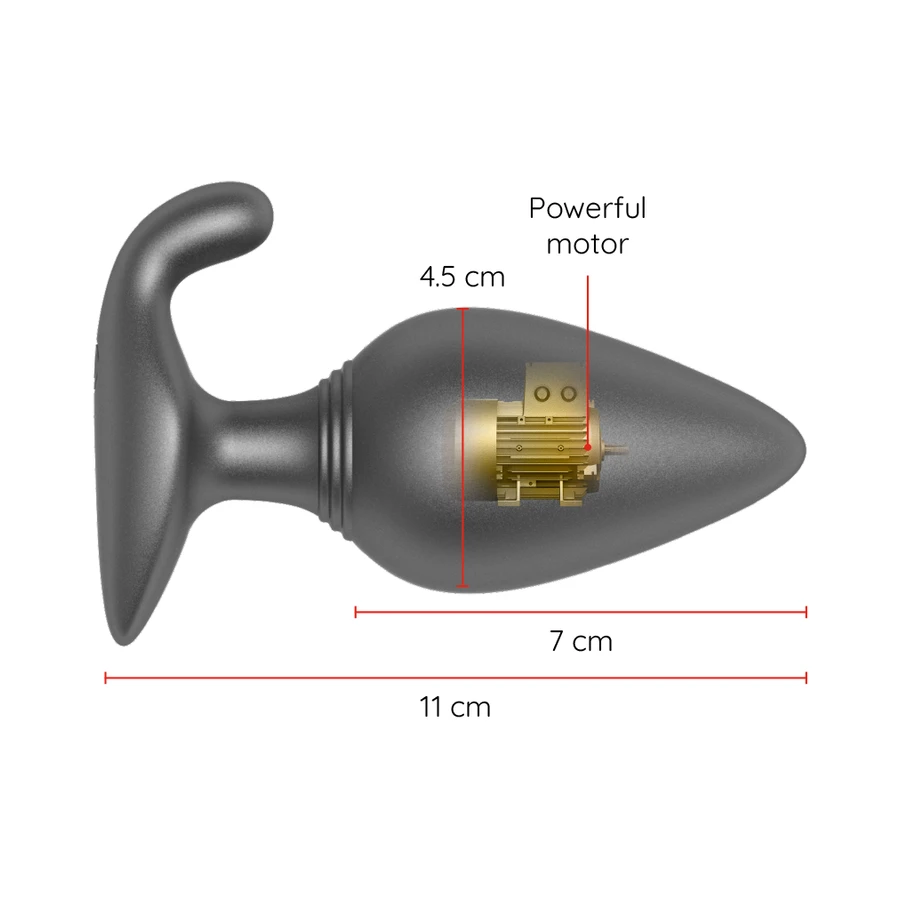 ONINDER - RIO VIBRIERENDER ANALPLUG SCHWARZ - KOSTENLOSE APP